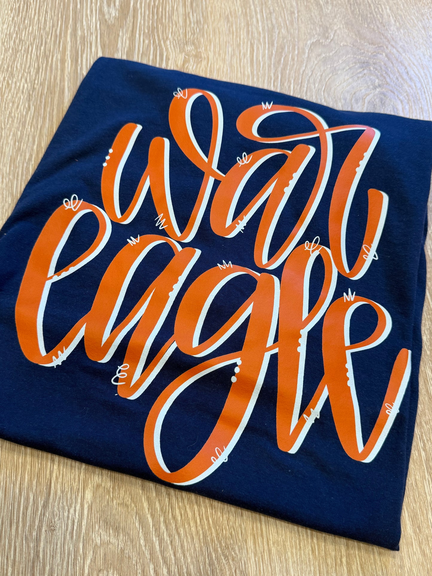 Navy & Orange