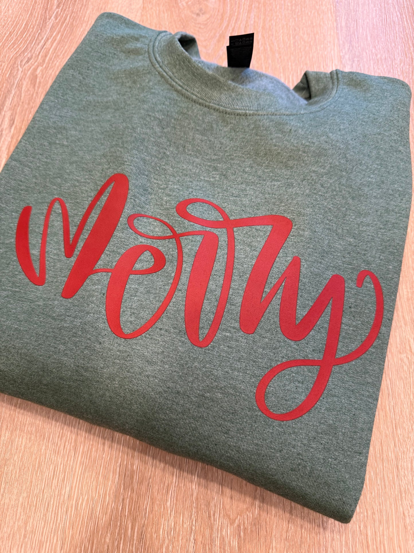 Hand Lettered Merry
