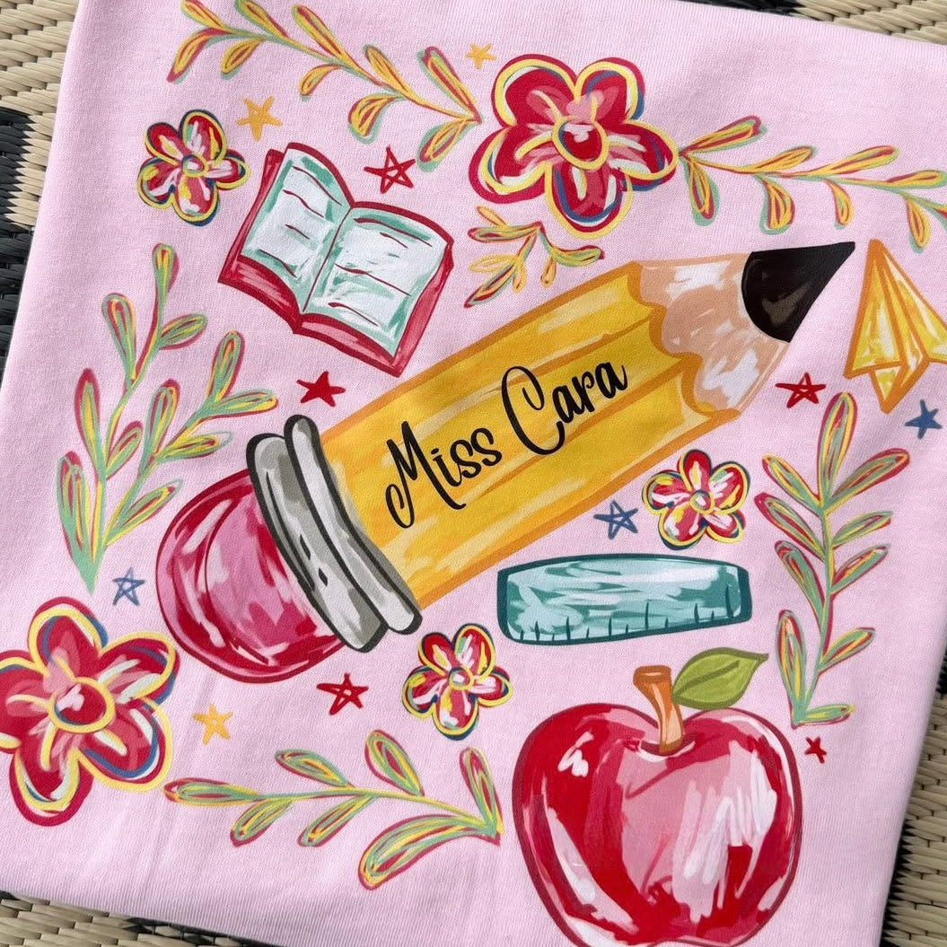 Pink Pencil Tee