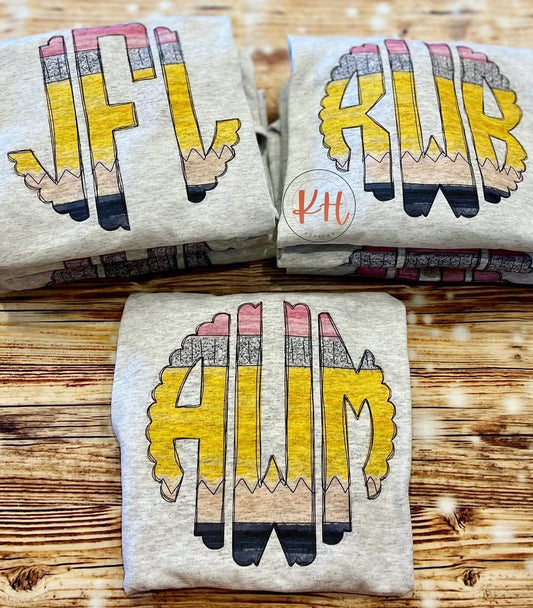 Pencil Monogram