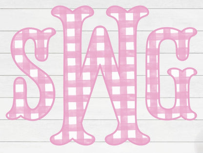 Gingham Monogram