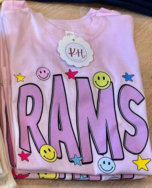 Pink Retro Rams