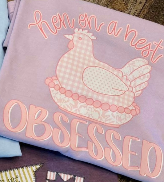 Hen on a Nest Obsessed