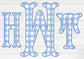 Gingham Monogram