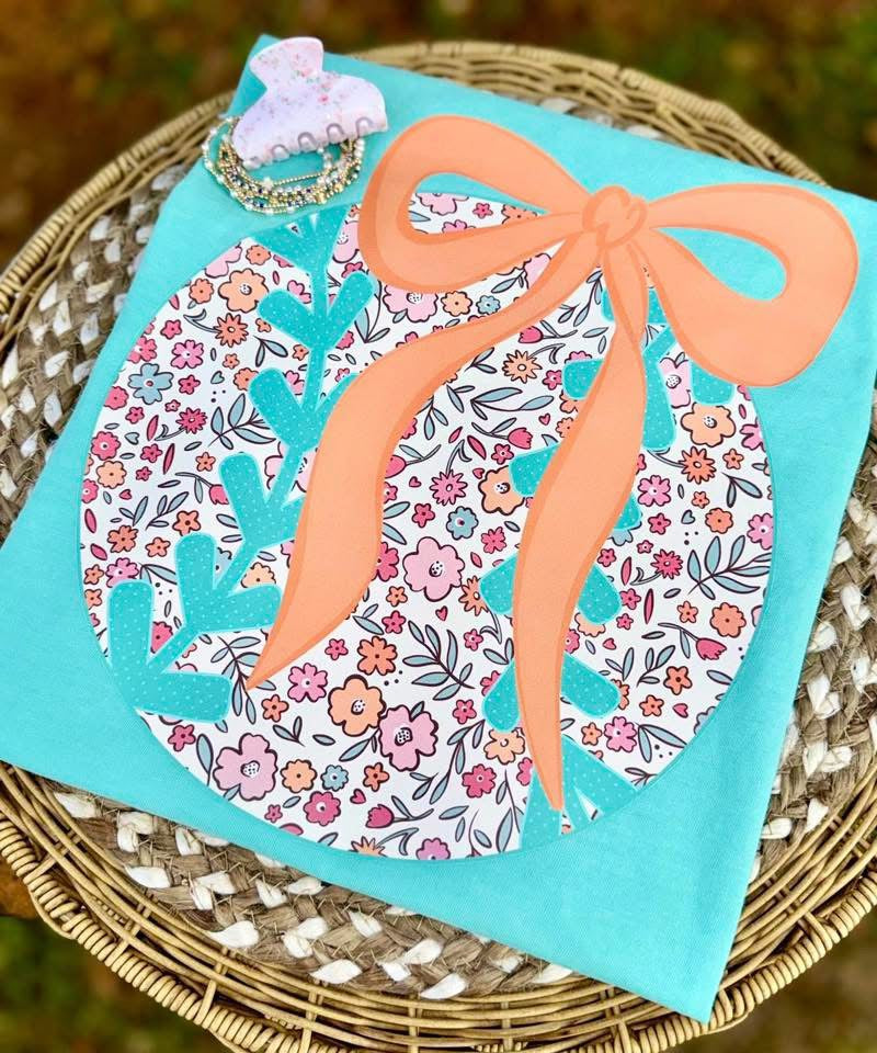 Mint Floral Ball