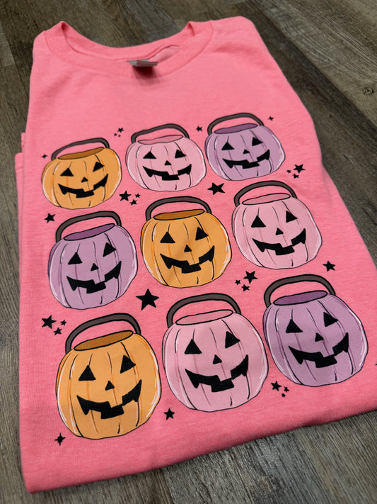 Pink pumpkin buckets - Adult S