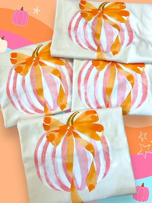 Preppy Stripe Pumpkin