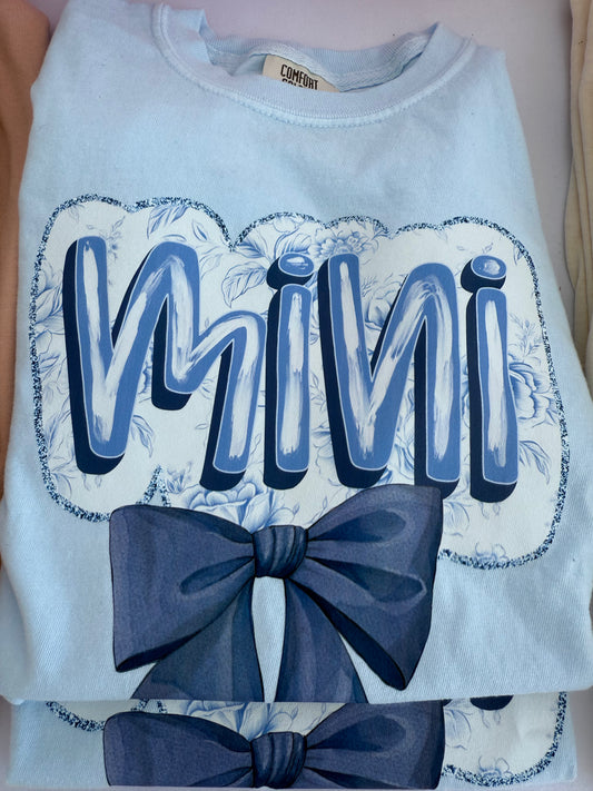 Blue Floral Mini