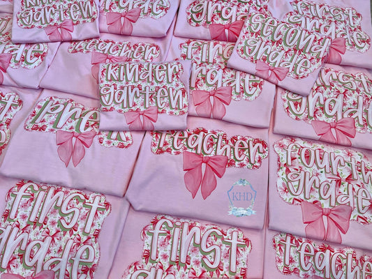 Pink Floral Grades