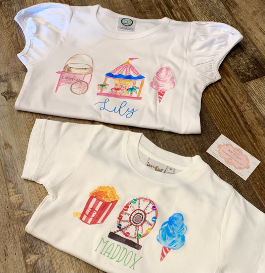 Cotton candy fair trios